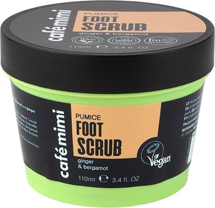 Produktbild Natura Siberica Cafe Mimi Exfoliating Foot Scrub von 110ml - Ingwer Bimsstein (110 ml)