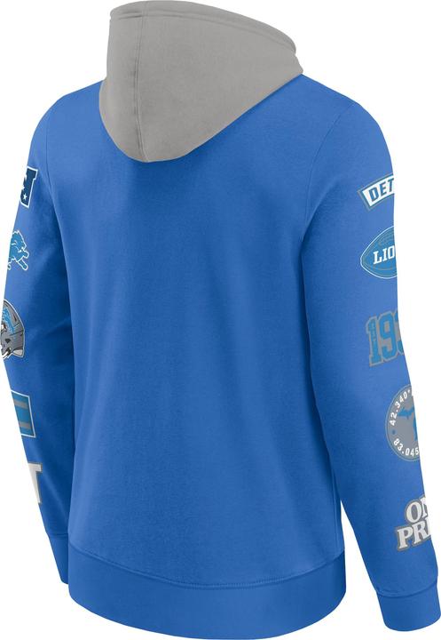 Produktbild Fanatics Detroit Lions NFL Sleeve Prints Hoody sky - XL (XL)