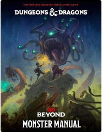 Immagine prodotto Wizards of the Coast Manuale dei mostri del gioco di ruolo di Dungeons & Dragons 2024 inglese (Inglese)