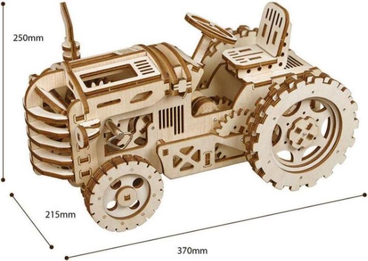 Produktbild Robotime Bausatz Traktor mit Federantrieb