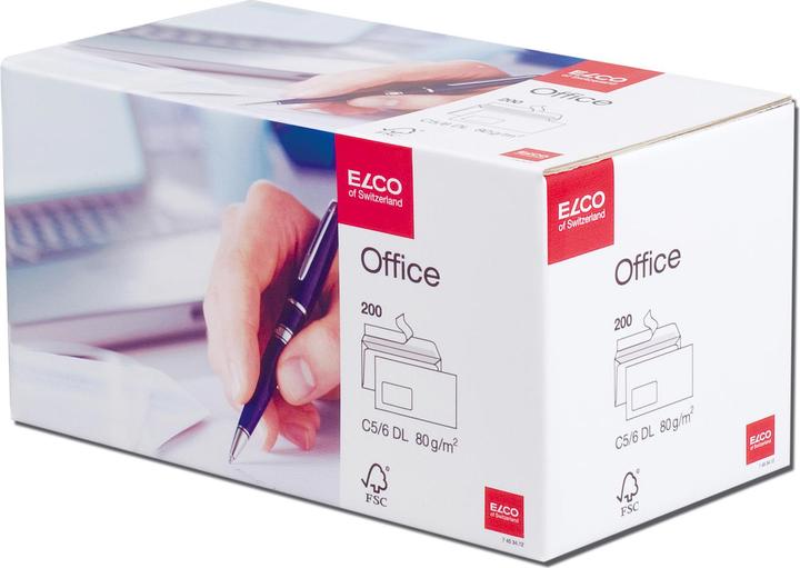 Image du produit Elco Enveloppes de bureau dans de petits emballages de bureau (C5/6, 200 x)