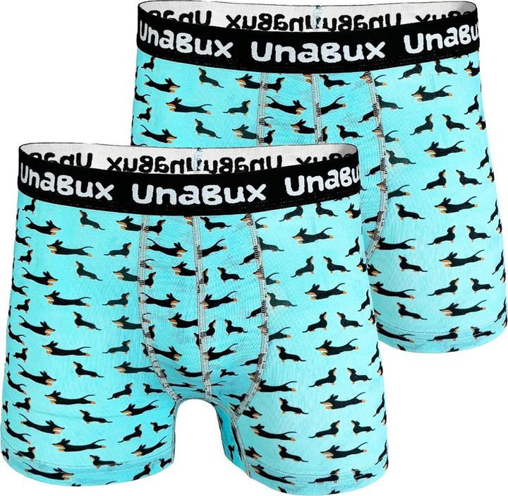 Image du produit Unabux Boxer BLACK WHITE RABBIT (L, lot de 2)