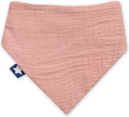 Actual product image Julius Zöllner Muslin scarf, dusty rose (20 cm, 20 cm)