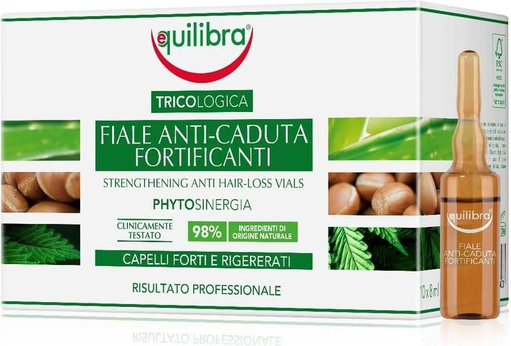 Produktbild Equilibra Strengthening Ampoules Against Hair Loss 10X8Ml (80 ml)