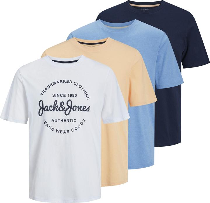 Produktbild Jack & Jones Jjforest Tee Ss Crew Neck 5pk Mp Pls (3XL)