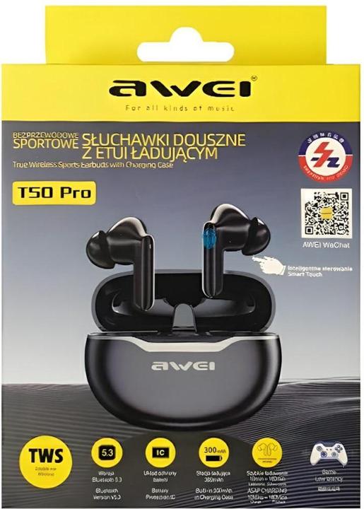 Actual product image Awei T26 Pro (No noise cancelling, 7 h, Wireless)