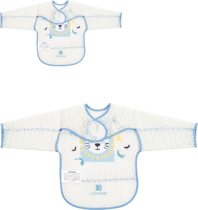 Image du produit Kikkaboo bavoir bébé Arty manches (4 mois)