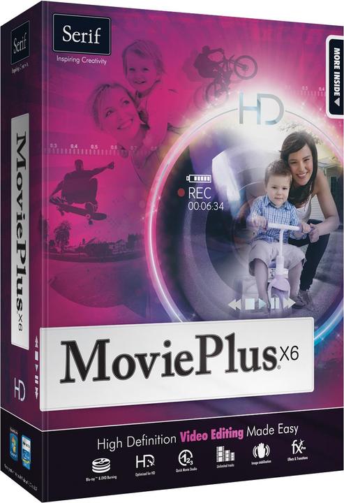 Actual product image Avanquest Serif MoviePlus X6