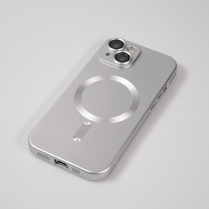 Produktbild PhoneLook Hülle Gummi weich mit Kameraschutzglas MagSafe (Apple iPhone 15 Plus)