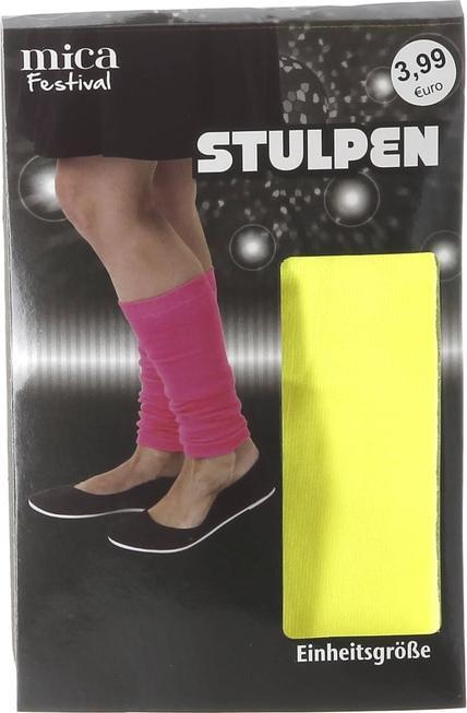 Actual product image MICA Festival Gauntlets - neon - for adults - yellow