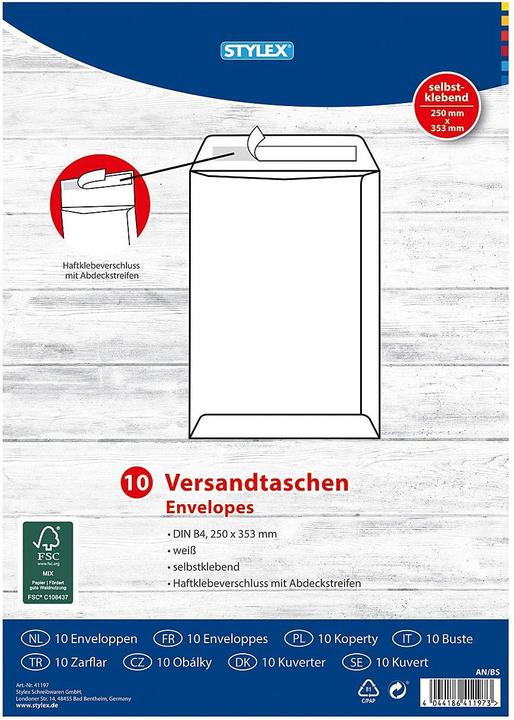 Immagine prodotto Stylex Buste B4 10 pz ws (10 x)
