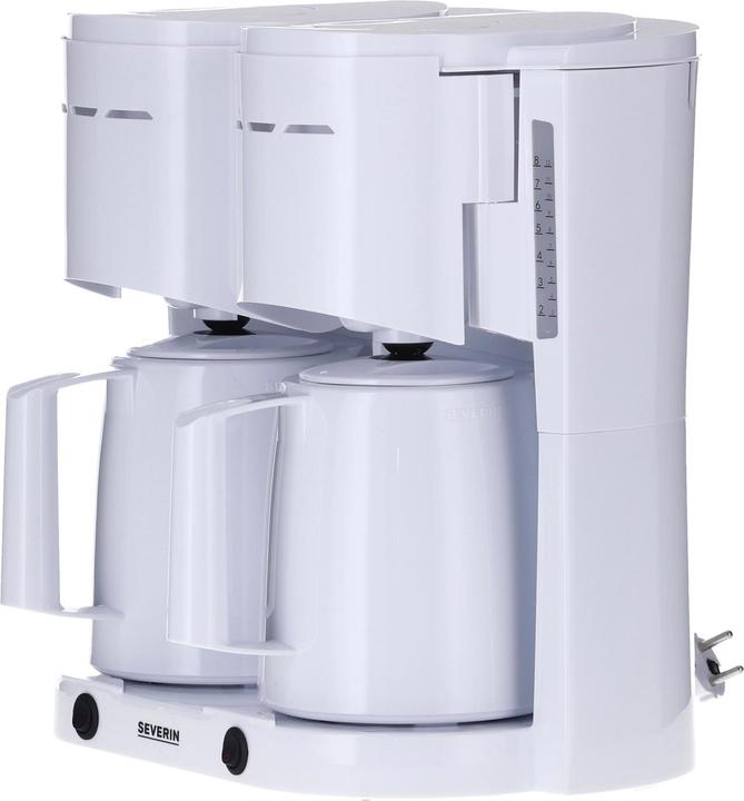 Image du produit Severin KA 9314 Cafetière blanche Capacité=16 tasses Verseuse isotherme