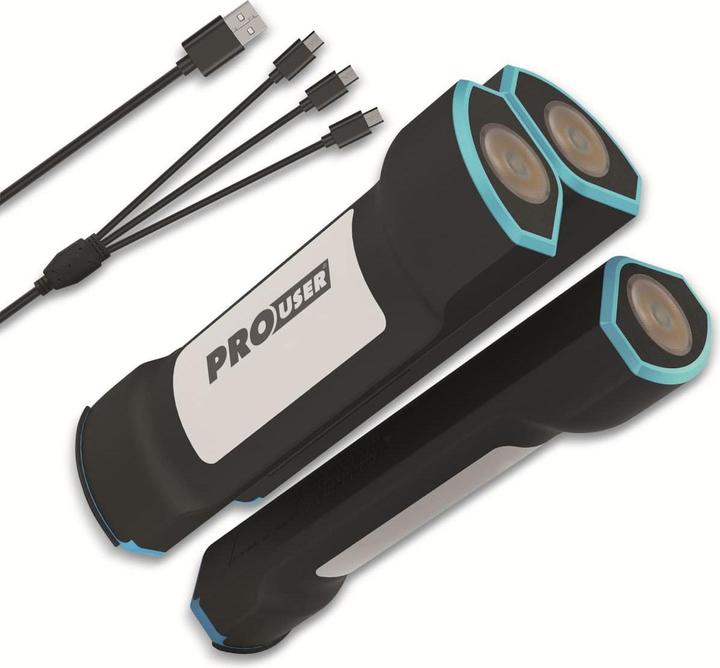 Actual product image ProUser Power bank with flashlight set of 3 (7500 mAh, 27.75 Wh)