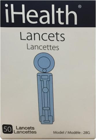 Produktbild iHealth Box mit 50 Lanzetten für BG5 (Lanzette)