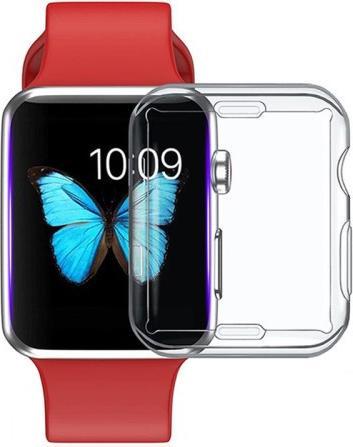 Produktbild Cover-Discount Apple Watch 45mm - Gummi Schutz Case transparent