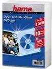 Produktbild Hama 1x10 DVD-Leerhülle Slim Transparent 50% Platzersp.