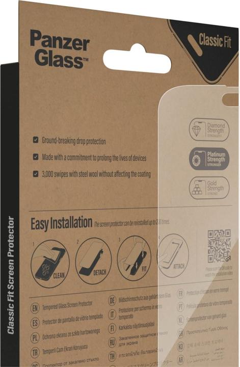Immagine prodotto PanzerGlass Classic Fit (1 Pezzo/i, Apple iPhone 14 Pro Max)