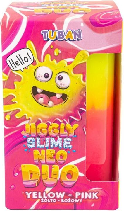 Productafbeelding Tuban Jiggly Slime Neo Duo gelb-rosa 430g