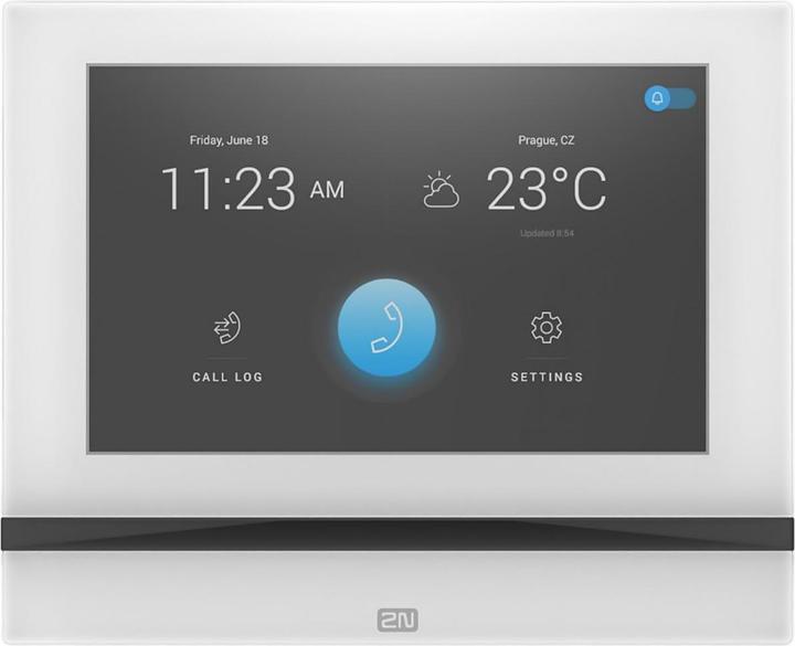 Produktbild 2N Innensprechstelle Indoor View Weiss (Ethernet, Kabelgebunden)