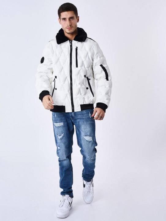Produktbild Project X Paris daunenjacke mit fliegerkragen und pelzbesatz (XL)