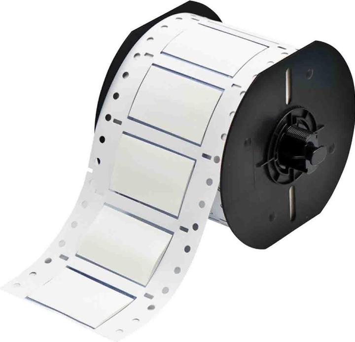Actual product image Brady B33D-750-2-342, Permasleeve, polyolefin, white, 50.80 x 31.75 mm, for diameter 6.35 - 17.7
