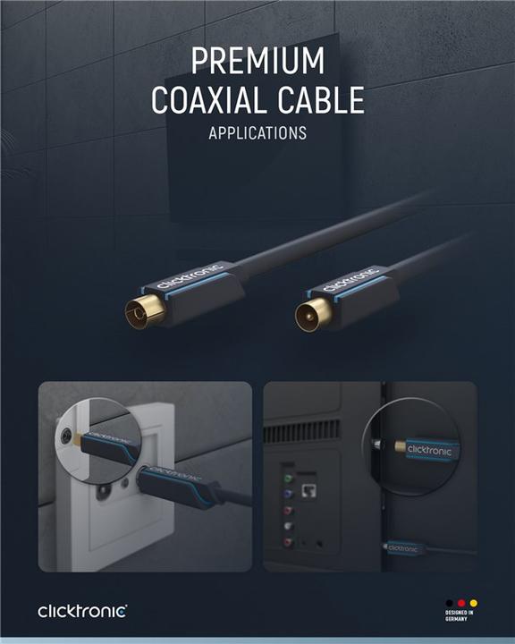 Image du produit clicktronic Câble d'antenne (95 dB, Câble d'antenne)