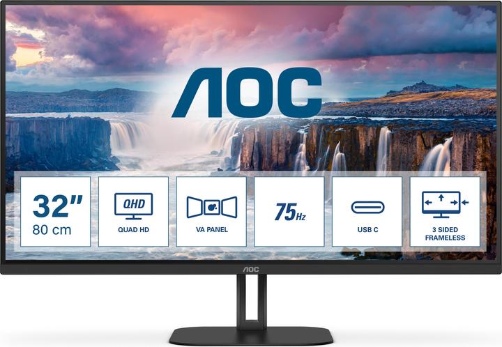 Image du produit AOC Q32V5CE/BK (2560 x 1440 pixels, 31.50")