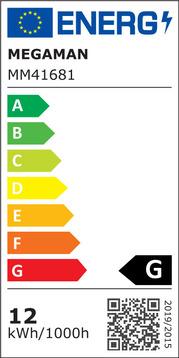 Etichetta energetica Megaman MM41681 (G53, 12 W, 900 lm, 1 x, G)