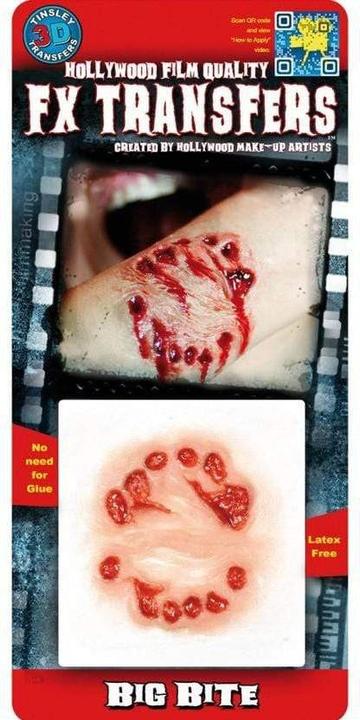 Produktbild Tinsley Transfers FX 3D Klebetattoo Bisswunde
