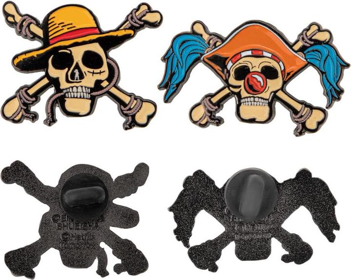 Cinereplicas One Piece Ansteck-Pins 2er-Pack Luffy & Buggy