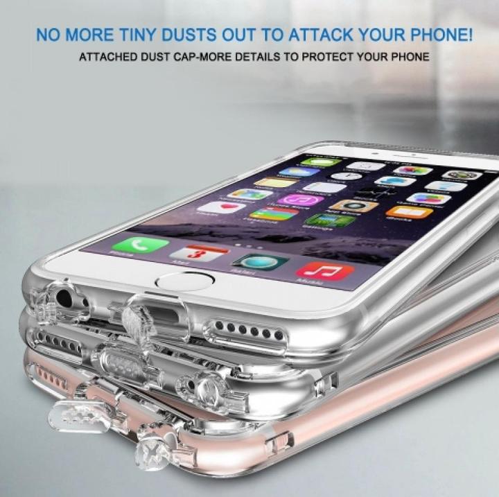 Image du produit Screenguard Apple iPhone 6S Plus Étui en caoutchouc Airbag avec protection anti-poussière (Apple iPhone 6s Plus)