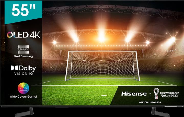 Actual product image Hisense 55A8G OLED (55", OLED, 4K, 2021)
