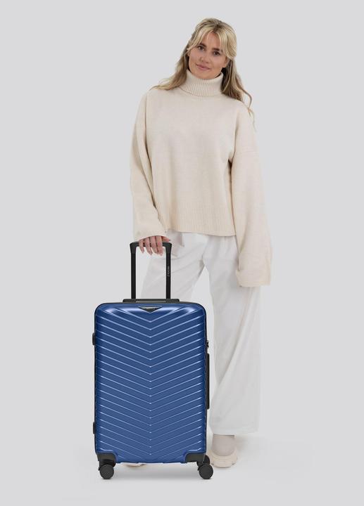 Produktbild Redolz Essentials 18 4 Rollen Trolley 66 cm mit Dehnfalte (72 l, M (50 - 90l))