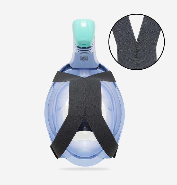 Immagine prodotto Subea Schnorchelmaske Easybreath Damen/Herren Tauchmaske 900 blaugrau