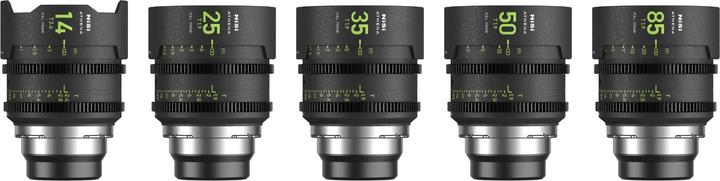 Produktbild Nisi ATHENA Prime Kit (14mm / 25mm / 35mm / 50mm / 85mm) PL Mount (Arri) (Neuheit) (Vollformat)