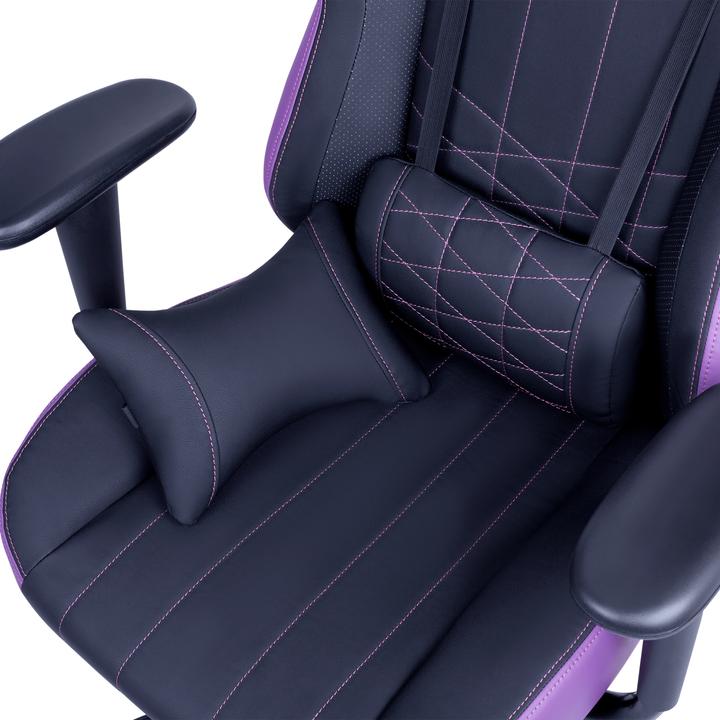 Actual product image Cooler Master Master CMI-GCE1-PR CMI-GCE1-PR gaming chair, Purple, black