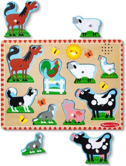 Actual product image Melissa & Doug Farm Animals (8 pieces)