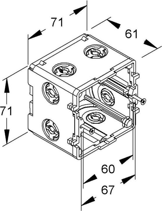 Actual product image HKL Junction box