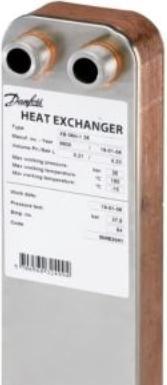 Produktbild Danfoss Redan XB06L-1 24 pladevarmv. - XB06L-1 24 pladevarmeveksler