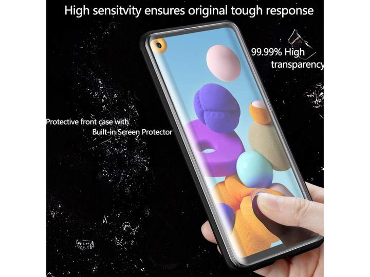 Produktbild G-Case Samsung Galaxy A21s Aluminium Magnetic Glass Case Hülle (Samsung Galaxy A21s)