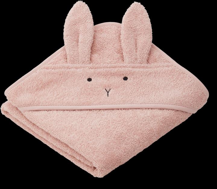 Actual product image Liewood Albert hooded bath towel Rabbit
