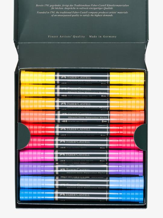 Produktbild Faber-Castell Albrecht Dürer Aquarellmarker 20er (Grün, 0.80 mm, 20 x)