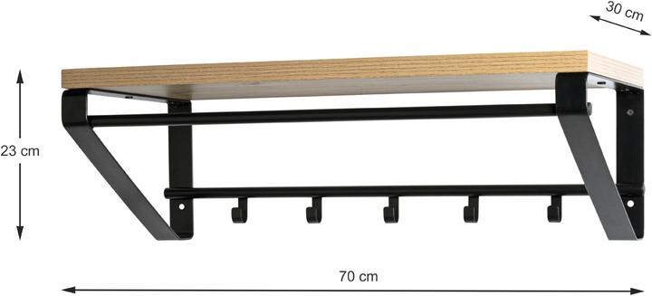 Produktbild HAKU Möbel Wandgarderobe
