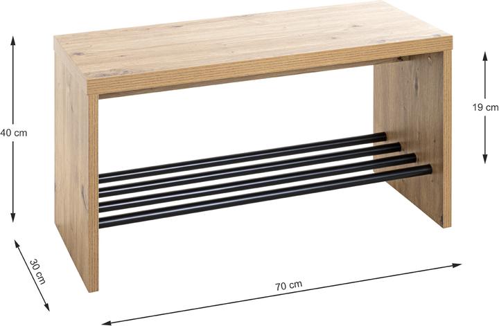 Actual product image HAKU Möbel Kade (70 x 30 x 40 cm)