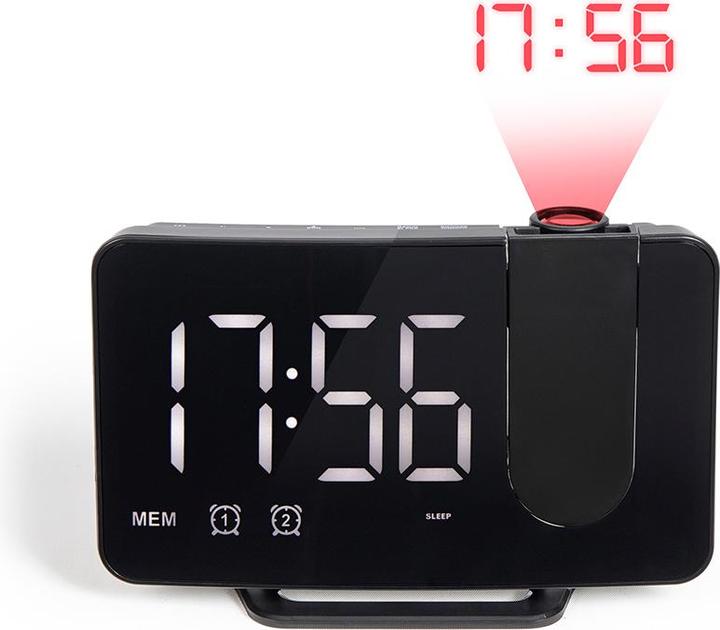 Livoo Clock radio with time projection