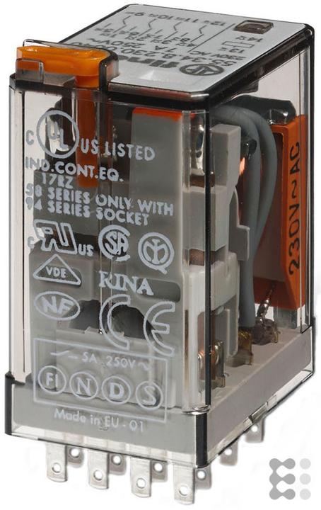 Actual product image Finder MINI.IND.RELAY 4W 7A 230VAC / 55.34.8.230.5050