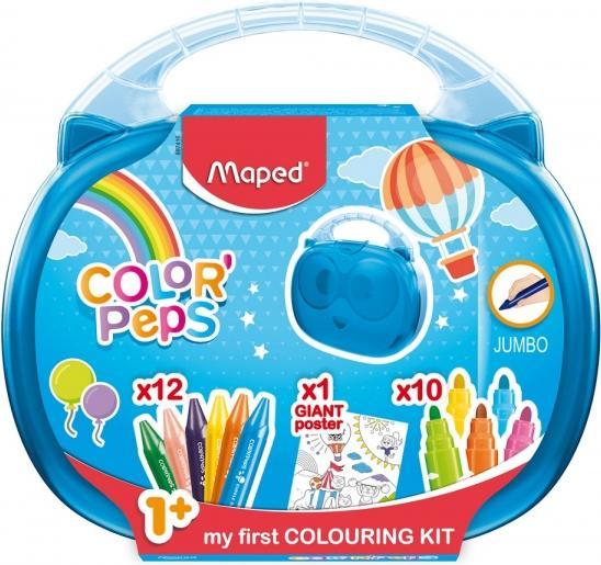 Actual product image Maped Colouring set Color Peps Kids plastic box, assorted