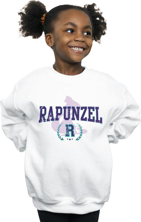 Actual product image Disney Girls Princess Rapunzel Collegiate Sweatshirt (140, 146)