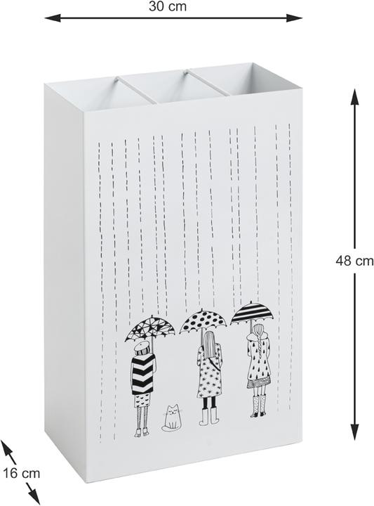 Actual product image HAKU Möbel Cast Iron Umbrella Stand, Rectangular (30 x 16 x 48 cm)