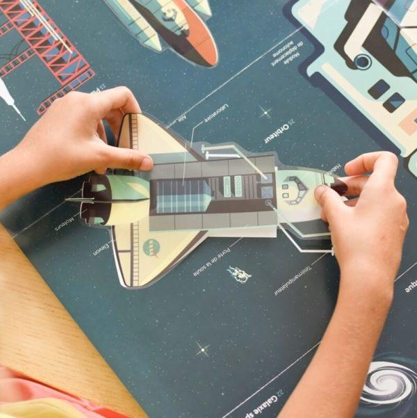 Image du produit Poppik Autocollants Poster éducatif Astronomie